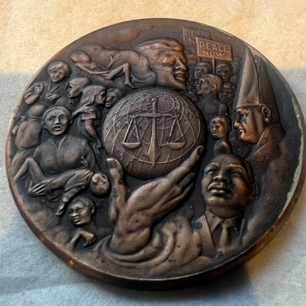 Bronze Peace Pax Paix Paz PAC Medal uncirculated